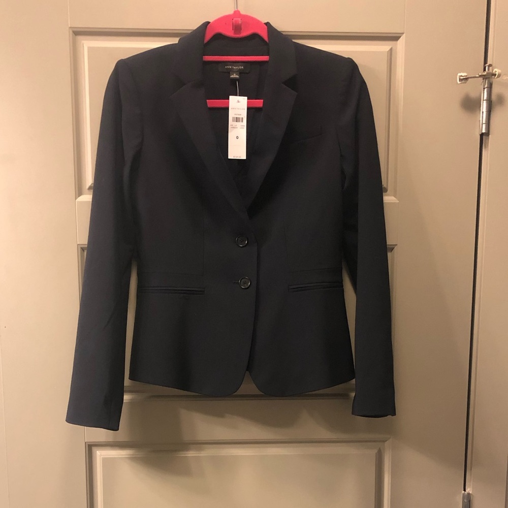 NWT Ann Taylor Navy Blazer